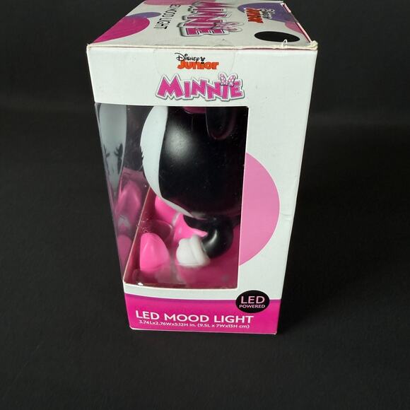 Disney Junior Minnie Mouse 5" LED Mood Light Led Powered - Brand New in box - Picture 5 of 6